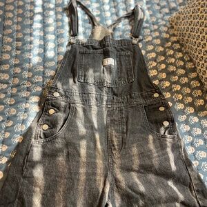 Levi denim short overalls